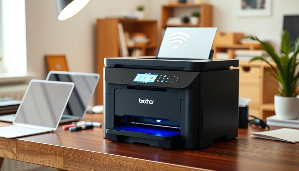 how to connect brother printer to wifi