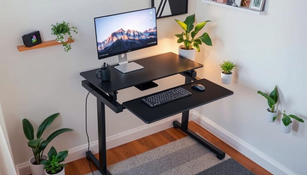 small standing desk accessories